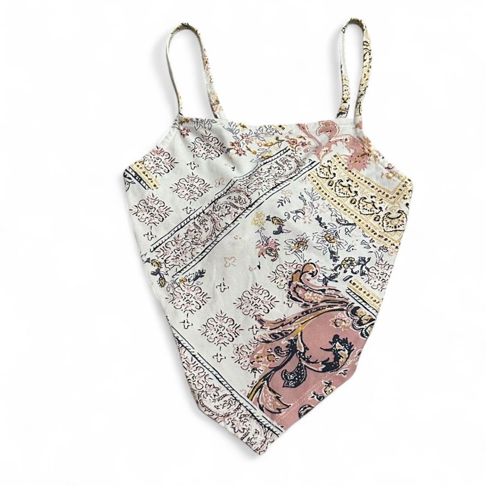 Derek Heart Multicolor Spaghetti Strap Top